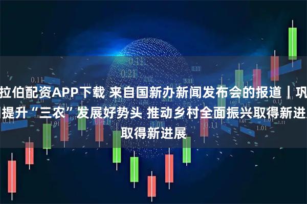 拉伯配资APP下载 来自国新办新闻发布会的报道｜巩固提升“三农”发展好势头 推动乡村全面振兴取得新进展